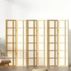 Foldable Panels Room Divider Lightweight Screen Privacy Stand Portable Partition