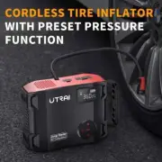 2000A Car Jump Starter Power Bank 150PSI Tire Inflator Pumps Starting Device 12V