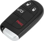 X AUTOHAUX Key Shell Case Keyless Entry Remote Key Fob Replacement Case for Dodge Journey 2011-2020 for Dodge Charger 2011-2018 4 Buttons