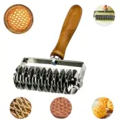 Lattice Roller Cutter For Dough, Lattice Pastry Cutter Tool Stainless Steel L...