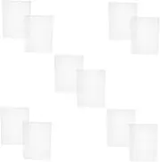 SHOWERORO 10 Pcs Mail Holder Office Folders File Cabinet Organizer File Wall Organizers Small Wall File Horizontal Wall Hanging File Organizer File Organizer for Desk Clear Transparent Pp