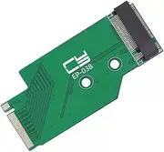 CY Card NGFF NVME M-Key 22x42mm to 22x80mm Male to Female Extension SSD Adapter Compatible with Legion Go Game Boy