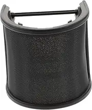 jojofuny Microphone Blowout Screen Microphone Booth Microphone Boom Stand Shield Headphones Drain Audio Windscreen Mic Covers Foam Wave Mics System Clip Condenser Studio Sponge Black Rubber