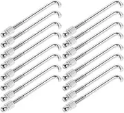 VICASKY 48pcs Banjo Parts and Accessories Durable Banjo Tension Hooks Bracket Hooks and Round for Musical Instrument Repair Complete Toolkit for Enthusiasts and Professionals