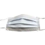 50, Cardinal Procedure Face Mask Fog Free Anti-fog ASTM Level 3, Blue, Earloop