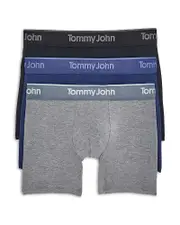 Tommy John Second Skin Essentials 4 Boxer Briefs, Pack of 3