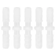 5pcs Oxygen Tube Connector Swivel Oxygen Tube Connector Nasal Cannula Tube Connector As Shown 3.50X0.60X0.60CM