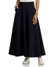 Herno Soft Wool Maxi Skirt