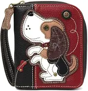 [CHALA] Handbags Hound Dog Wristlet Wallet Or Tote- Dog Mom, Dog Lover - Dog Mom, Dog Lover Gift