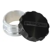 Aeroflow AF460-16BLK 1" Alum Weld Bung And Cap Black Anodised Cap