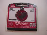 NEW - FIDO ENGRAVABLE PET I.D. TAG - PINK HEART