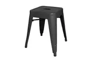 Bolero Low Metal Bar Stools Black (Pack of 4) - Cafe Bar Stools (DL880) - DL880