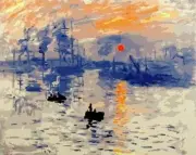 Impression Sunrise By Claude Monet Painting Paint By Numbers Kit DIY Artwork