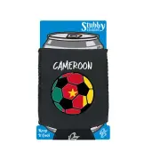 Cameroon Football Country Flag Supporter - Soccer Stubby Holder With Base