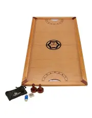 [Jenjo] Shuffle Puck Wooden Ice Hockey Game