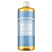Dr Bronner's Pure Castile Liquid Soap Baby Unscented 946ml