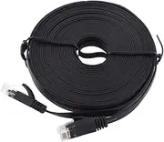 Ethernet Cable, Richer-R RJ45 CAT6 Ethernet Network Flat LAN Cable UTP Patch Router Cables 1000Mbps Smaller Delay Error and Better Performance (#5)