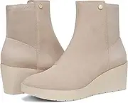 [Vionic] Women's Wedge Ankle Boots Skylar- Comfortable Bootoes& Supportive Walking Shoes with Built-in Arch Support