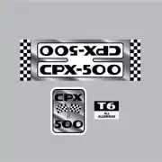 Peugeot - CPX-500 decal set - old school bmx