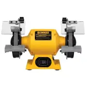 DEWALT 6" (150 mm) Portable Bench Grinder 3450 RPM 5/8 HP Versatile Heavy-Duty
