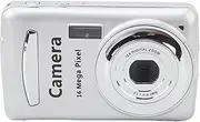 Digital Camera, 16MP 1080P HD Compact Camera with 2.4 Inch Screen, 16X Zoom Autofocus, Anti Shake, Portable Vlogging Camcorder, for Boy Girl Kid (Silver Gray)