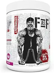 [5% Nutrition] Rich Piana Full AF Pre-Workout - Wildberry | Zero Stims - Massive Pumps - Increased Blood Flow - Reduce Fatigue | GlycerSize™ - Nitrosigine® | - 25 Srvgs - 375g…