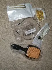 Various Hair Clips And paddle Brush