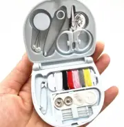 Poemtian Min Travel Sewing Kit Portable Sewing Kit Box DIY Sewing Supplies Ac...