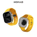 美國NOMAD APPLE WATCH專用運動風FKM橡膠錶帶-49/45/44/42MM-超跑黃