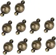COOPHYA DIY Jewelry Magnetic Clasps 10pcs 8mm Lobster Clasp Magnetic Buckle for Bracelet Necklace