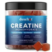 duwhot Creatine Monohydrate Gummies for Men Creatine Monohydrate 5g Chewables...