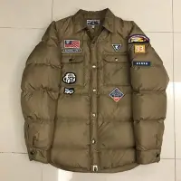 在飛比找Yahoo!奇摩拍賣優惠-BAPE APE 貼布羽絨外套