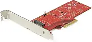 StarTech.com M.2 Adapter – x4 PCIe 3.0 NVMe – Low Profile and Full Profile – SSD PCIE M.2 Adapter – M2 SSD – PCI Express SSD