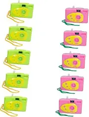 Totority 10pcs Projection Camera Mini Room Girl Cameras for Mini Models for Babies Fake Camera Present