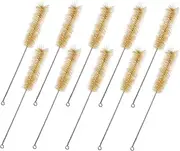 OATIPHO 10Pcs Durable Tube Cleaning Brush High Performance Straw Cleaner for Test Tubes Safe and Convenient to Use for Glassware and Laboratory Cleaning