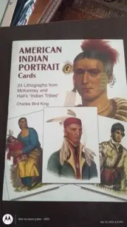 American Indian Portrait Cards 24 Lithographs From McKenney And Hall