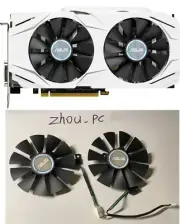 GPU Replacement Cooler cooling Fan For Asus Dual GTX 1060 1070 RX 570