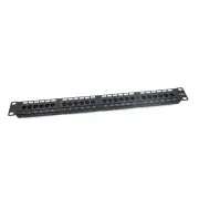 Patch Panel . 19" Cat 6 UTP 24 Ports. 1U Vectorkom