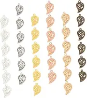 [Tofficu] Innovative 300pcs Leaf Charms Alloy Leaves Charms Diy Jewelry Accessories for Accessories