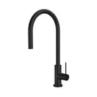 Belling Design Collection Slim Gooseneck Pull-Out Mixer Tap Matte Black Finish