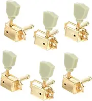 BIUDECO Portable Tuning Pegs for Guitar 6pcs Metal Guitar Tuning Pegs Easy to Install