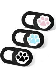 Webcam Cover 3 Pack Slide Ultra Thin Laptop Camera Cover for Echo Show, Phone….