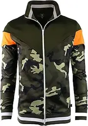 [SCREENSHOT] Mens Urban Hip Hop Premium Track Jacket - Slim Fit Side Taping Sportswear Urbanwear Streetwear Fashion Top