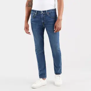 Levis 512上寬下窄低腰修身窄管牛仔褲 中藍染水洗 彈性布料 男 28833-0850 熱賣單品