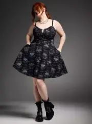 Torrid Nightfall Corset Mini Dress Moth NWT New 3X