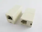10x RJ-11 Phone Telephone Line Cable Coupler Extension Connector Socket Adapter