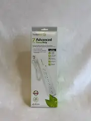 Trickle Star 7 Outlet Advanced Power Strip 540 Joules 3ft Cord White with Box