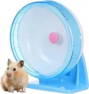 Toyvian Hamster Flying Saucer Silent Running Exercise Wheel for Gerbils, Mice,Hedgehog and Other Small Pets Silent Running Hamster Wheel (Blue)