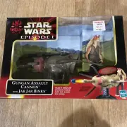 Star Wars Episode I Gungan Assault Cannon With Jar Jar Binks New In Box