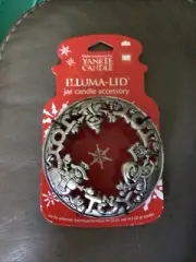 Yankee Candle Jar Candle Accessory Illuma- Lid Snowmen Design N